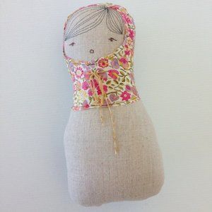 H Luv Cotton Matryoshka Girl Plush Doll Baby Gift